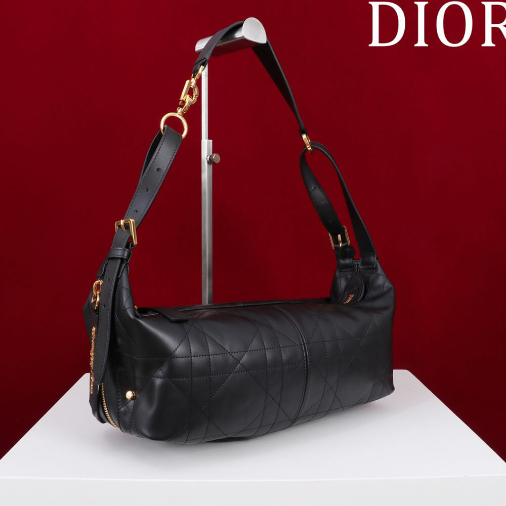 D10r Medium D-Journey Bag in Vintage Smooth Calfskin(HIGH-END GRADE)