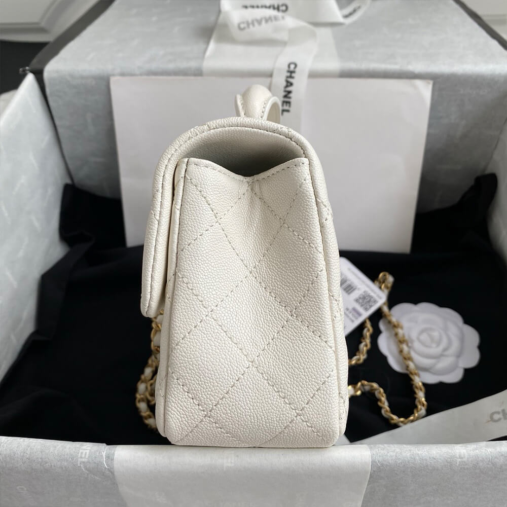 Ch**el Mini Classic Handbag With Top Handle(HIGH-END GRADE)
