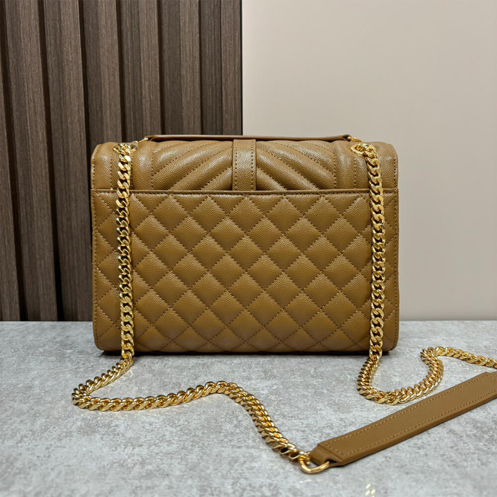 Y51 envelope medium in grained leather