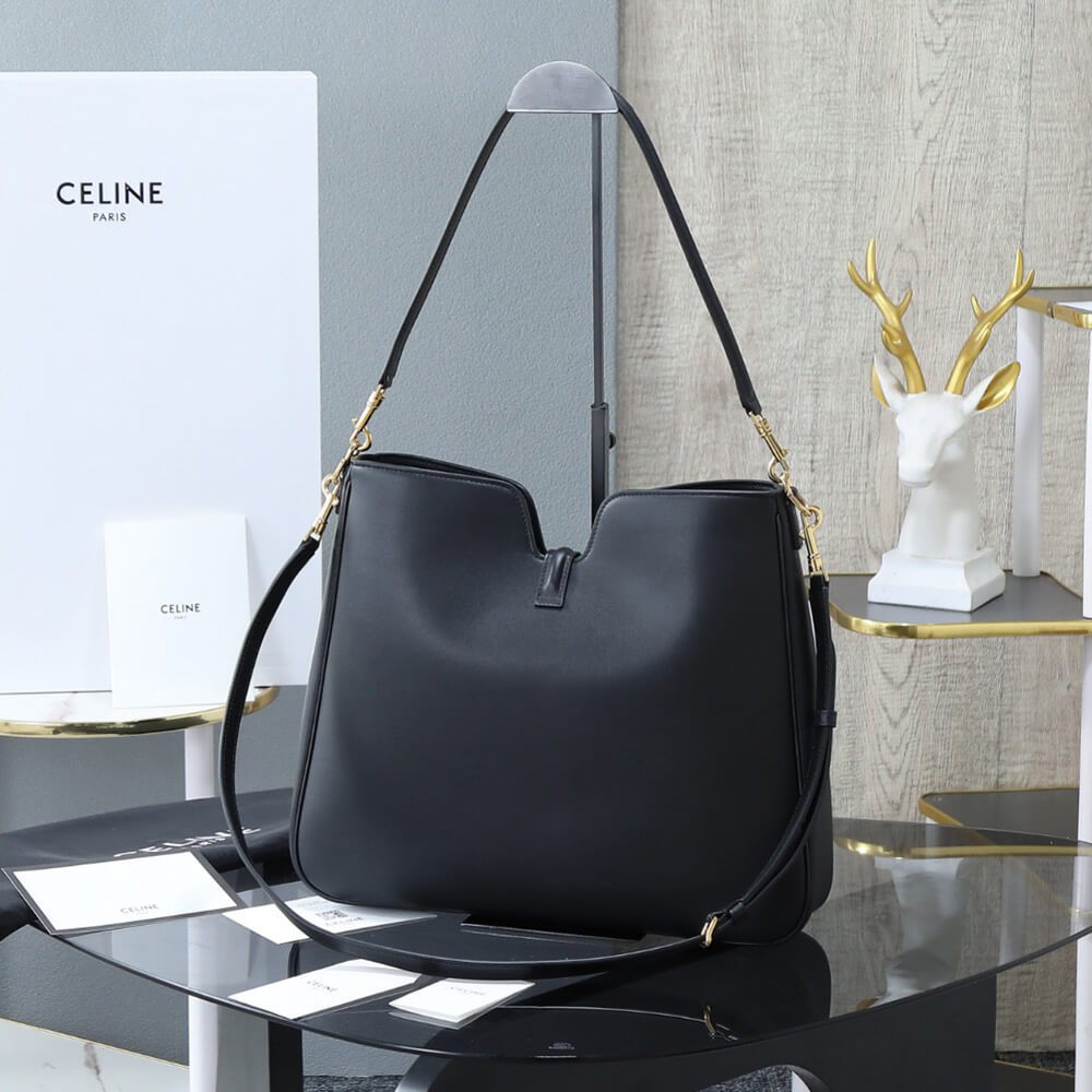 Ce1i*e MEDIUM CAMILLE 16 SOFT BAG IN SMOOTH CALFSKIN(HIGH-END GRADE)