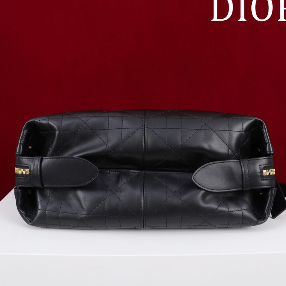 D10r Medium D-Journey Bag in Vintage Smooth Calfskin(HIGH-END GRADE)