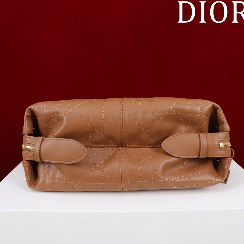 D10r Medium D-Journey Bag in Vintage Smooth Calfskin(HIGH-END GRADE)