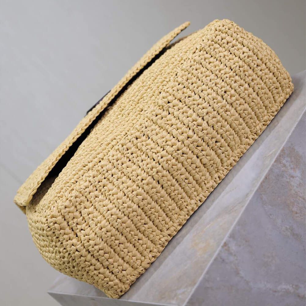 Sa1nt Lau*nt NIKI CHAIN MEDIUM IN RAFFIA(HIGH-END GRADE)