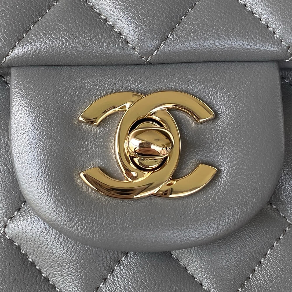 Ch**el Mini Classic Handbag With Top Handle