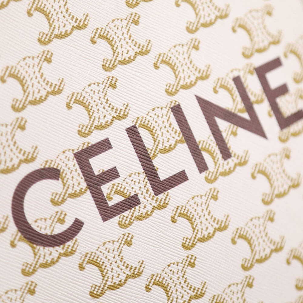 Ce1i*e Mini Vertical Cabas IN Triomphe Canvas with Ce1i*e print