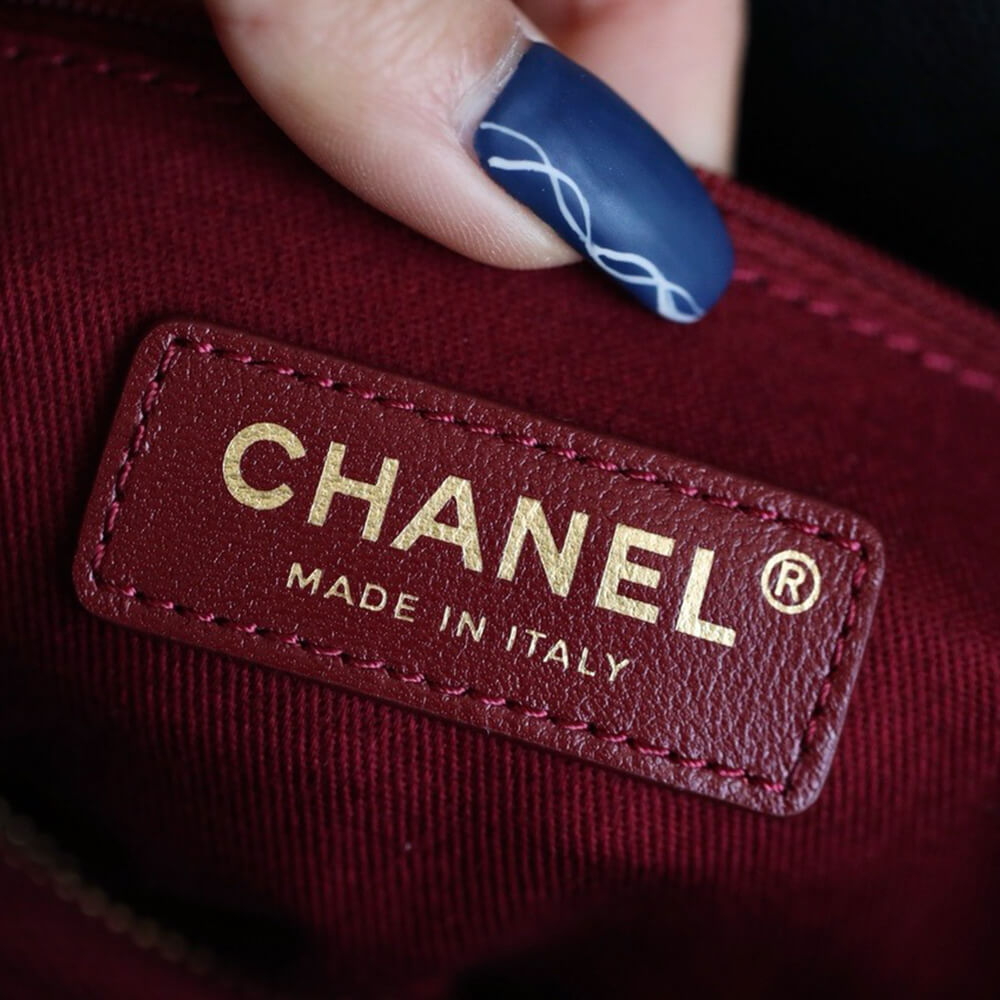 Ch**el Large Flap Bag With Top Handle(HIGH-END GRADE)