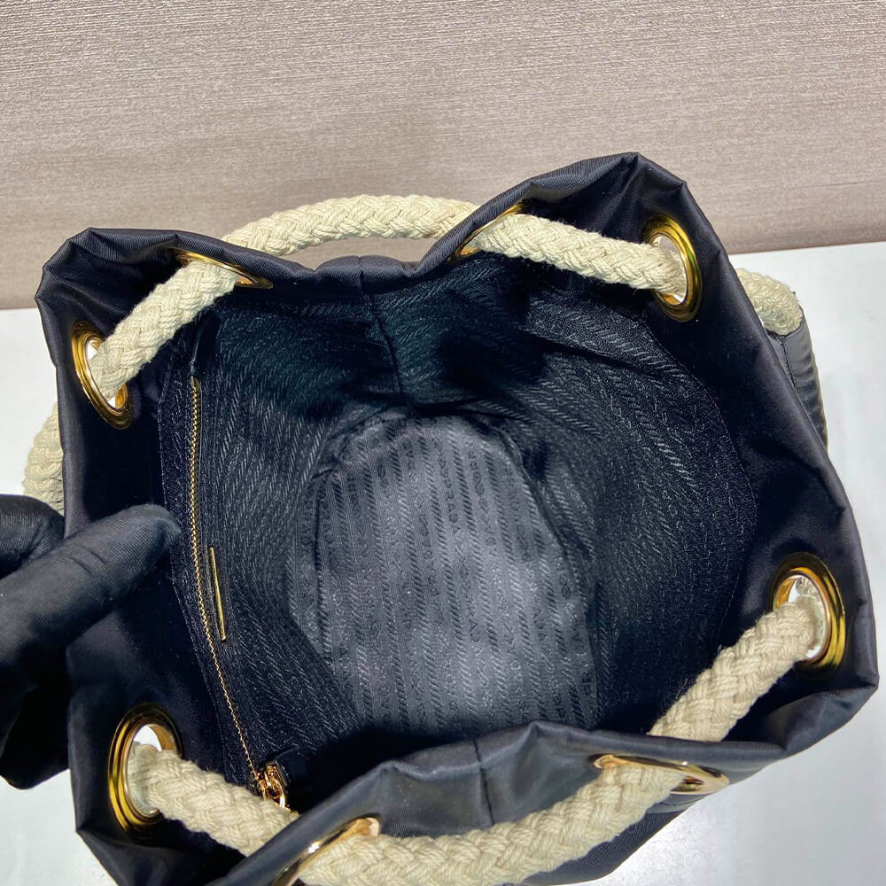 Pra*a Mariner Re-Nylon small bucket bag(HIGH-END GRADE)
