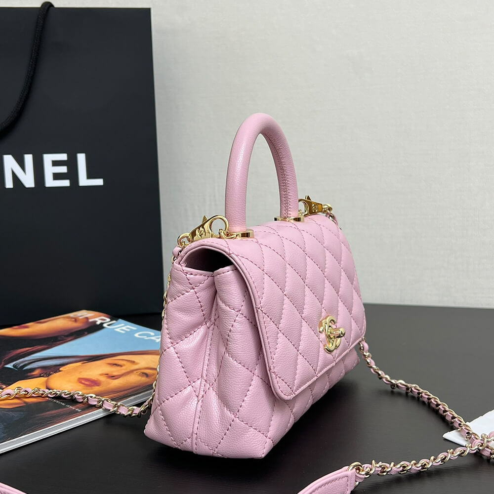 Ch**el MINI COCO Handle Bag(HIGH-END GRADE)