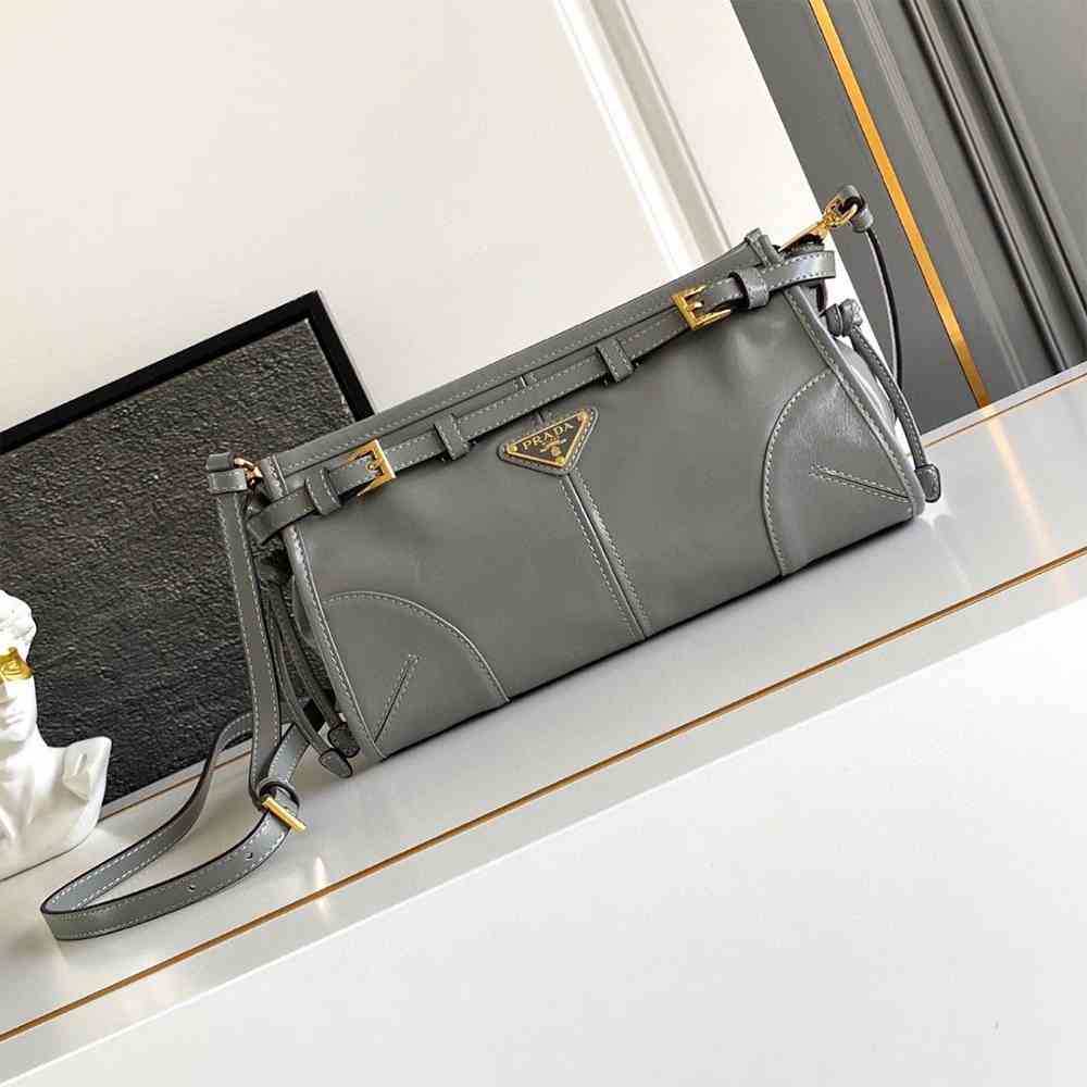 Pra*a Bonnie small leather shoulder bag(HIGH-END GRADE)