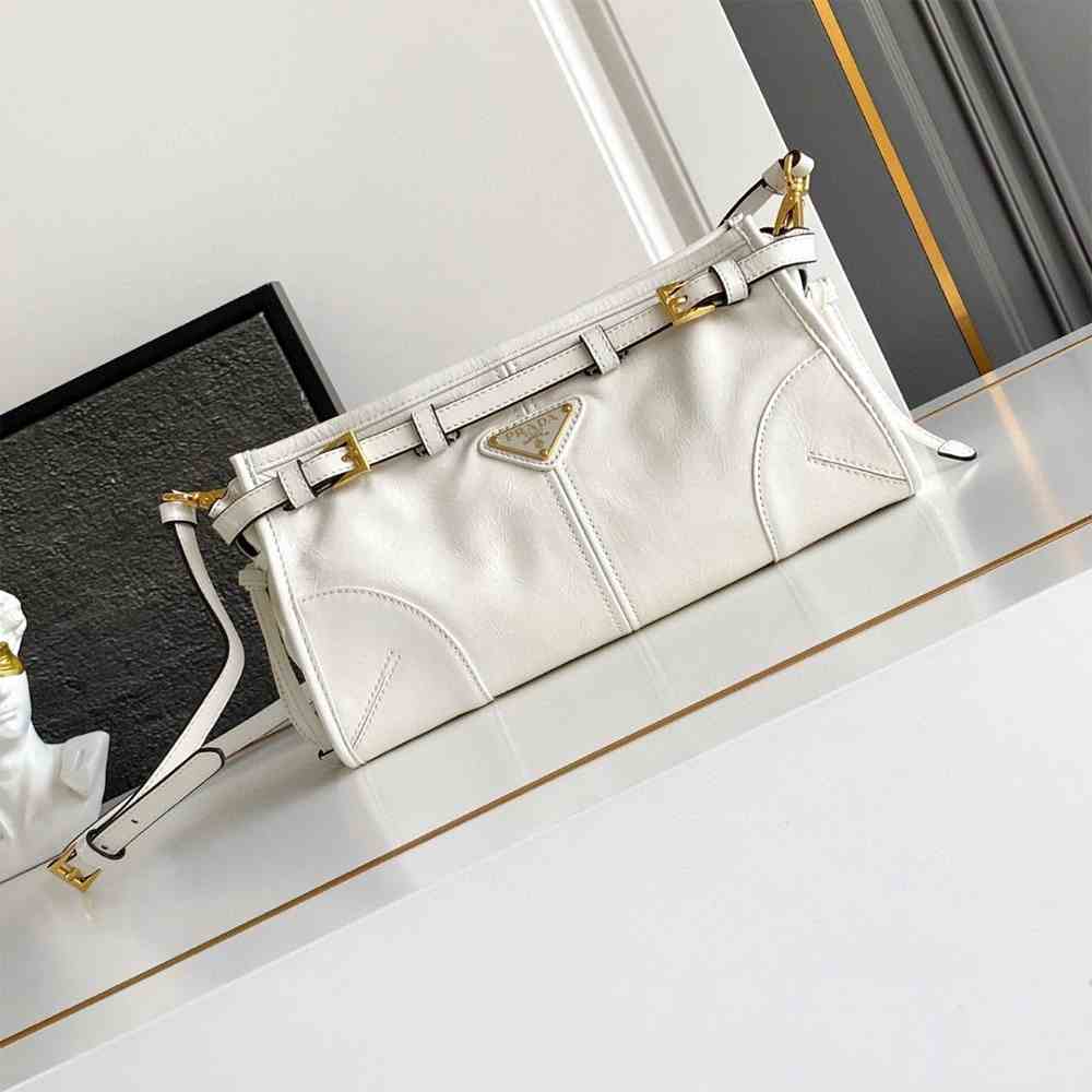 Pra*a Bonnie small leather shoulder bag(HIGH-END GRADE)