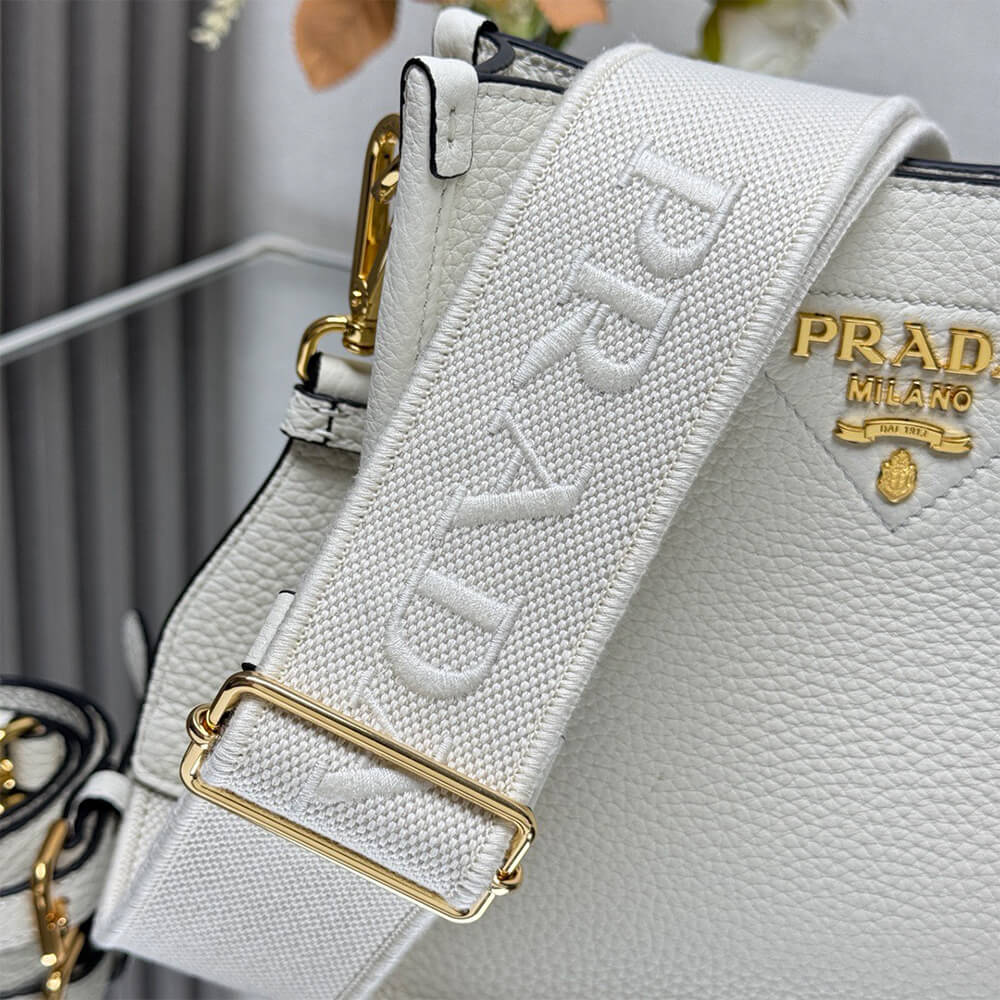 Pra*a Leather mini shoulder bag(HIGH-END GRADE)