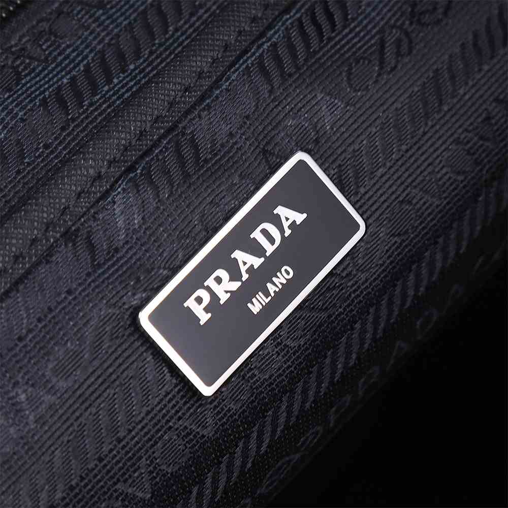 Pra*a Re-Nylon medium backpack with pouch