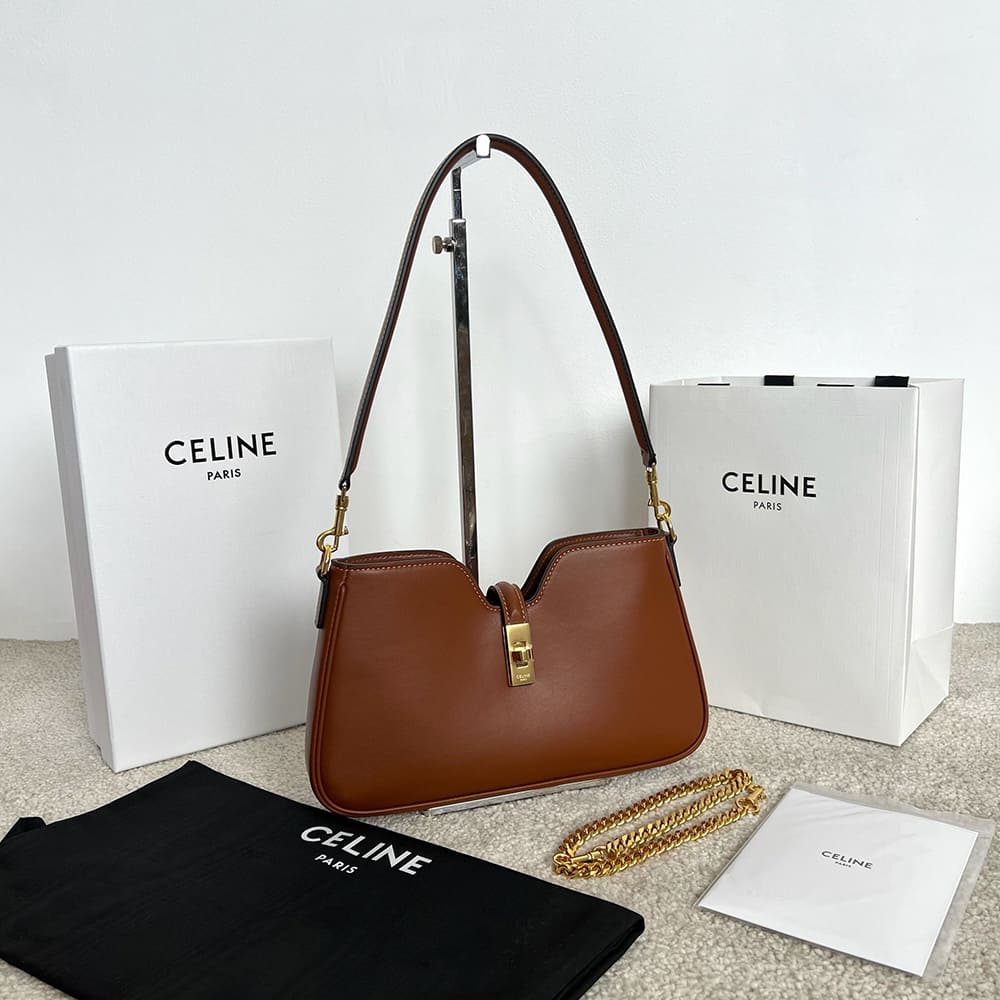 Ce1i*e SHOULDER CAMILLE 16 SOFT IN SMOOTH CALFSKIN(HIGH-END GRADE)