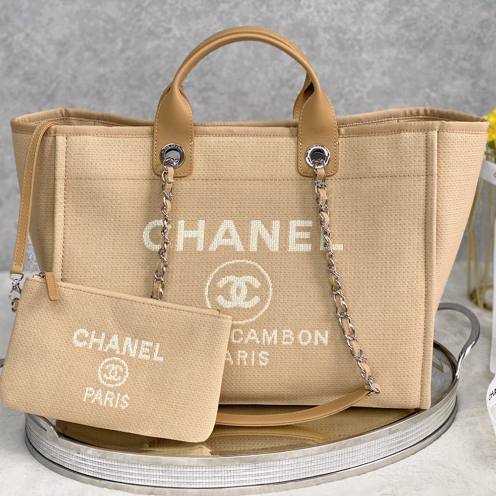 Ch**el Deauville Large Tote(HIGH-END GRADE)