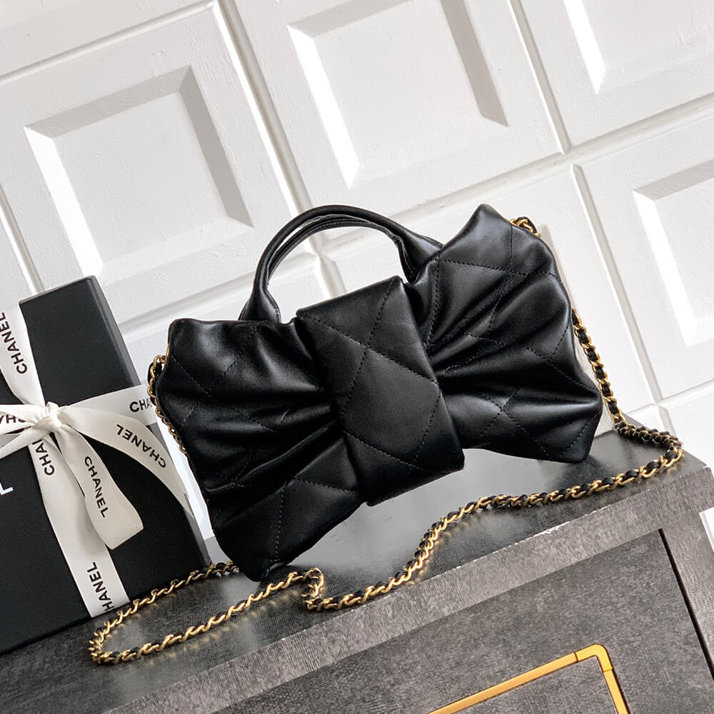 Ch**el Mini Bow Bag(HIGH-END GRADE)