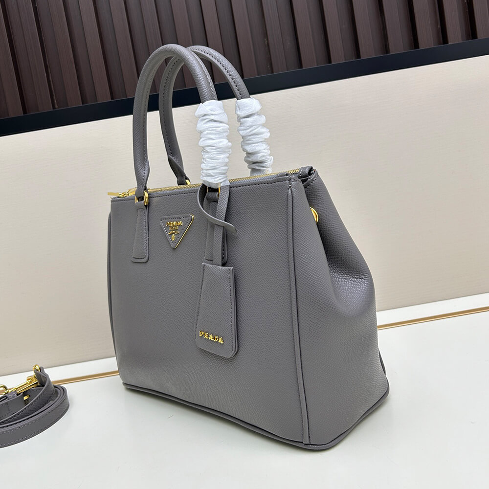 Pra*a Galleria medium Saffiano leather bag(HIGH-END GRADE)