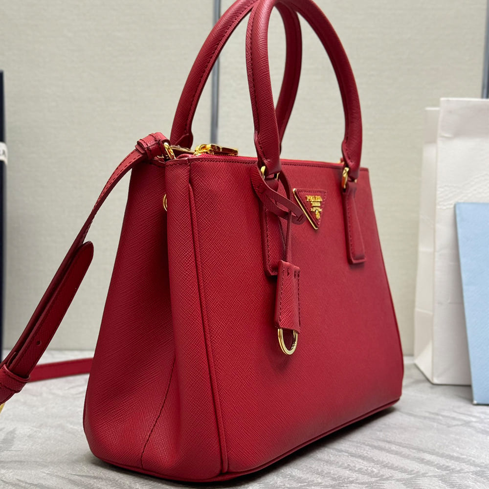 Pra*a Galleria medium Saffiano leather bag(HIGH-END GRADE)