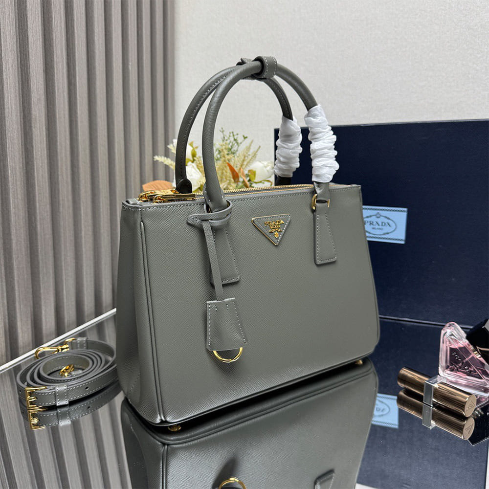 Pra*a Galleria medium Saffiano leather bag(HIGH-END GRADE)