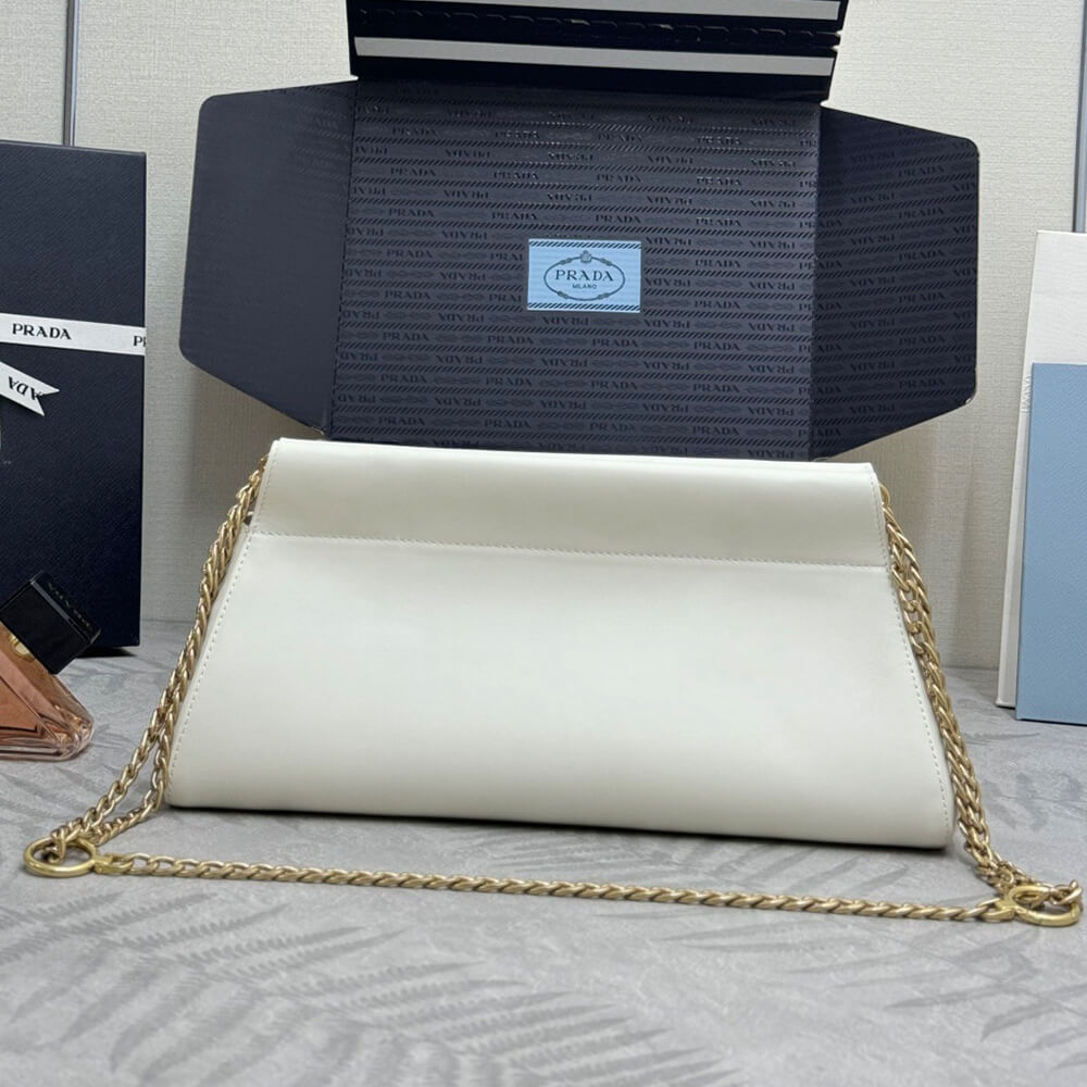 Pra*a Enchaine medium leather bag(HIGH-END GRADE)