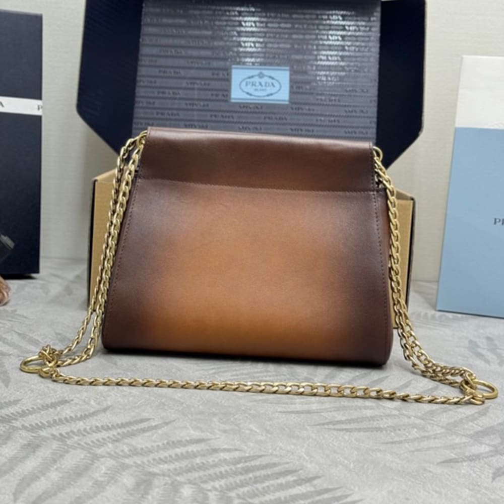 Pra*a Enchaine mini leather bag(HIGH-END GRADE)