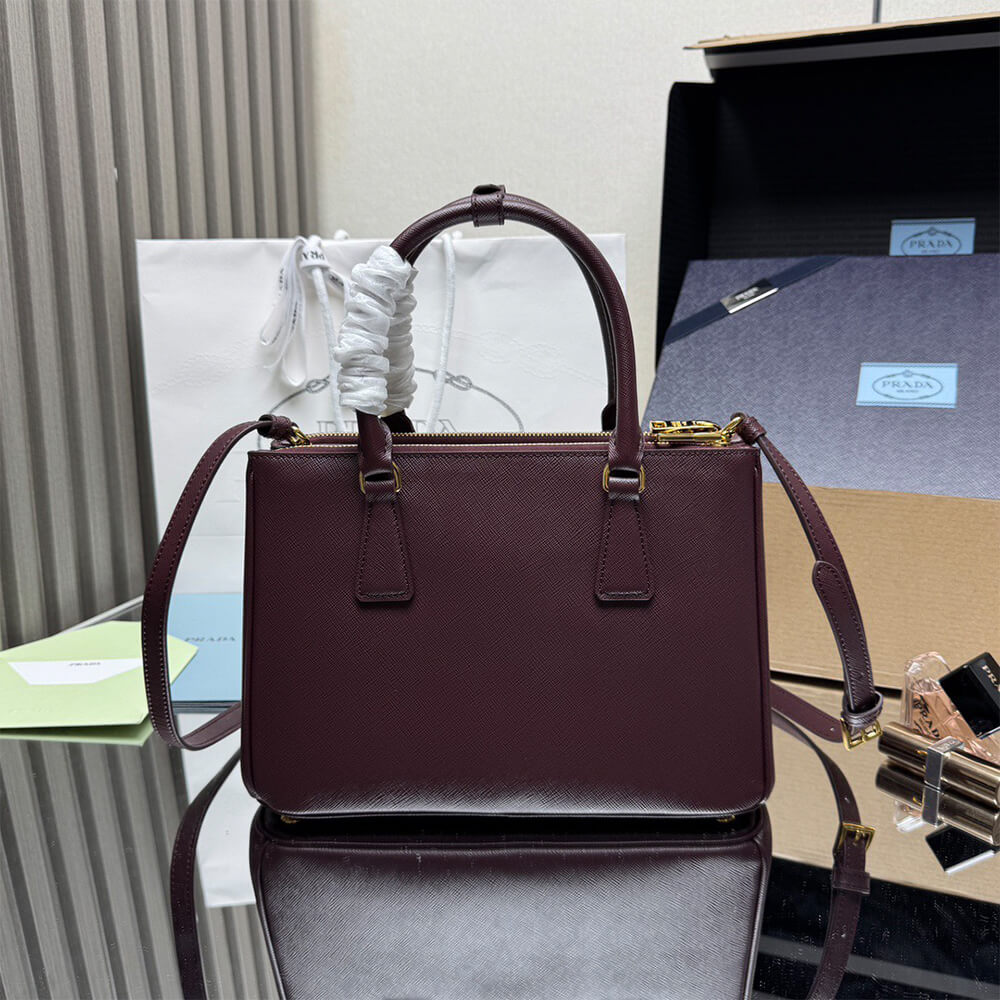 Pra*a Galleria medium Saffiano leather bag(HIGH-END GRADE)