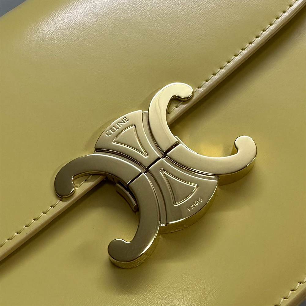 Ce1i*e TEEN TRIOMPHE BAG IN shiny calfskin(HIGH-END GRADE)