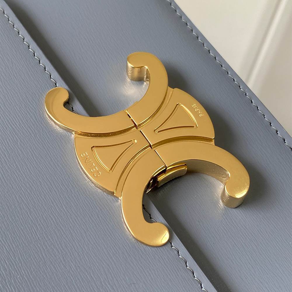 Ce1i*e TEEN TRIOMPHE BAG IN shiny calfskin(HIGH-END GRADE)
