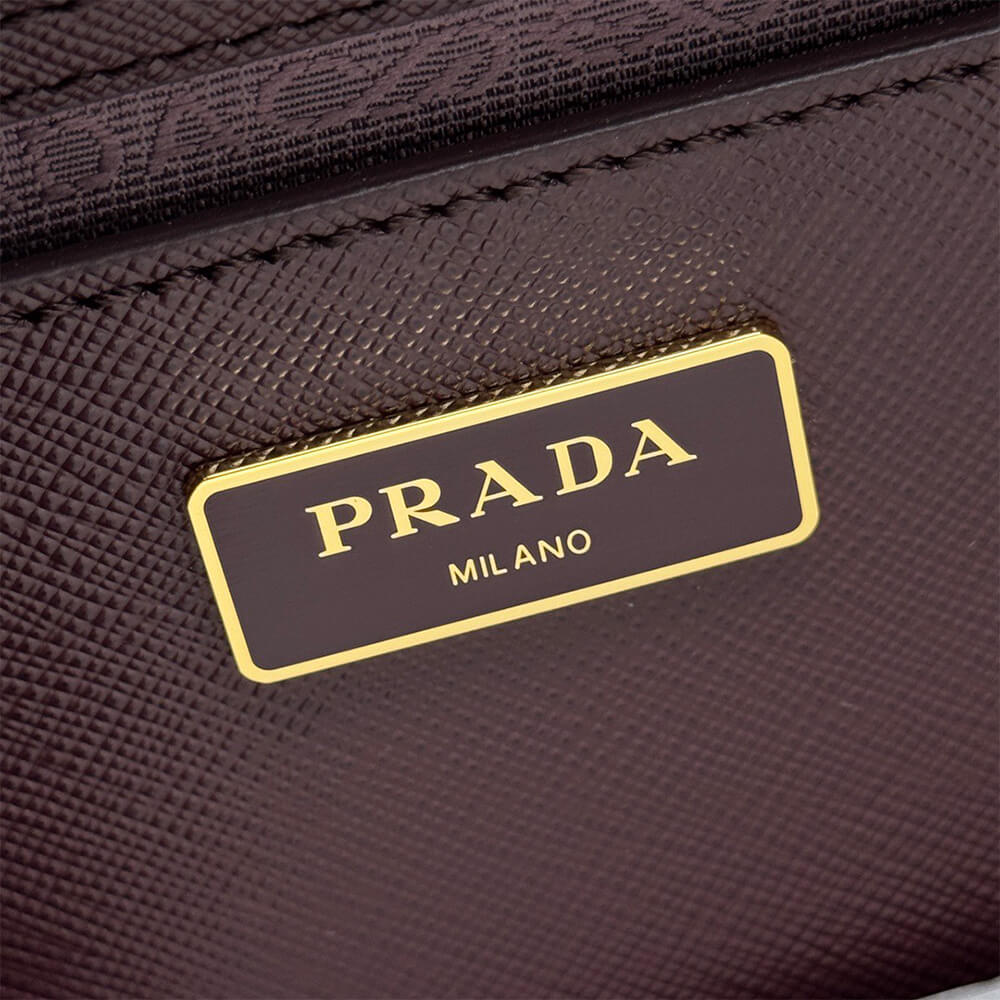 Pra*a Galleria medium Saffiano leather bag(HIGH-END GRADE)