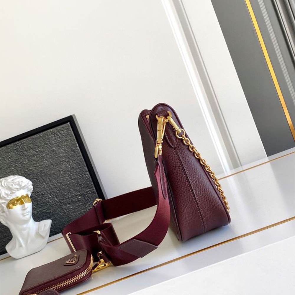 Pra*a Re-Edition 2005 Saffiano leather bag