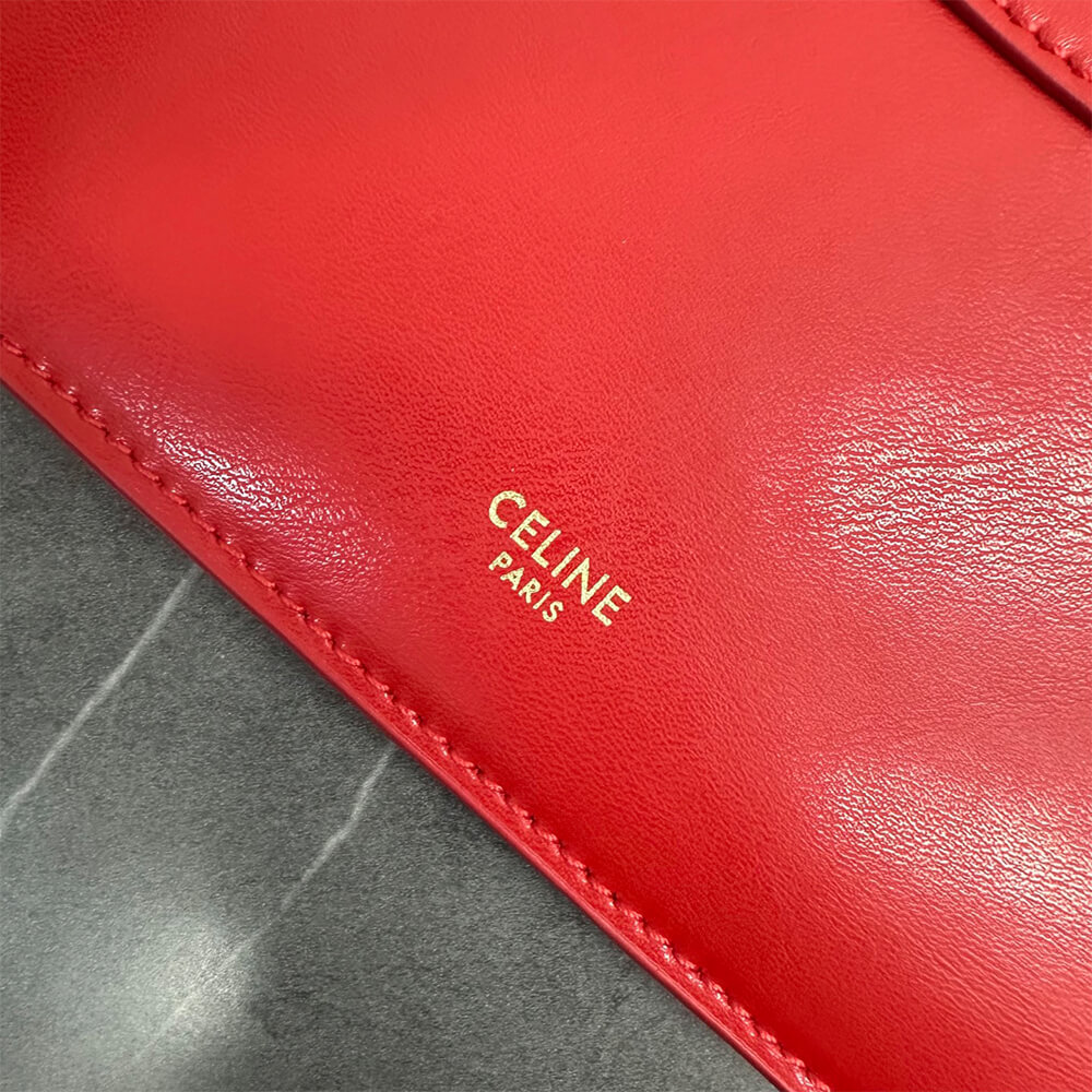 CLINE FLAT CABAS NEW LUGGAGE IN GLOSSY CALFSKIN