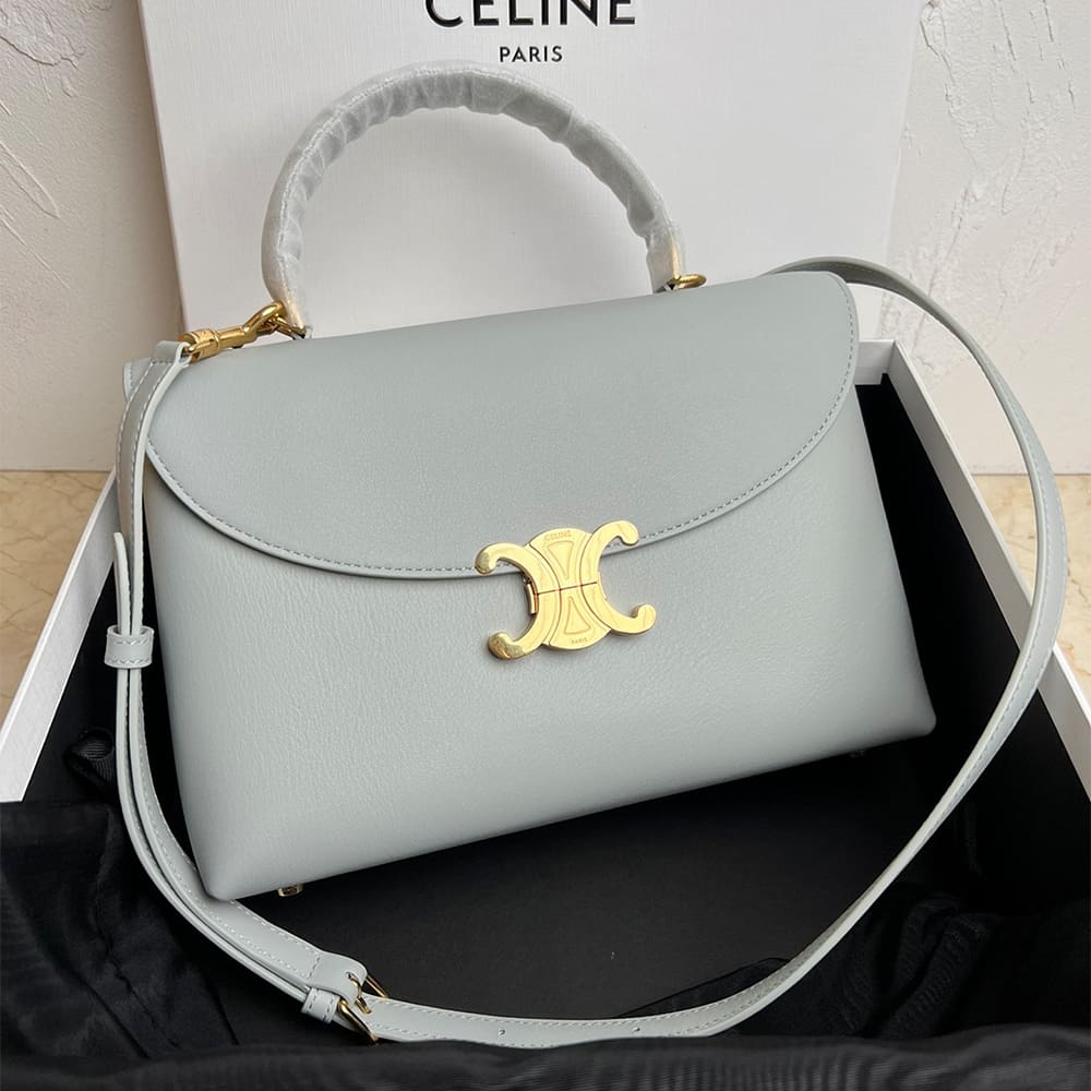 Ce1i*e MEDIUM NINO BAG IN GRAINED NUBUCK CALFSKIN(HIGH-END GRADE)