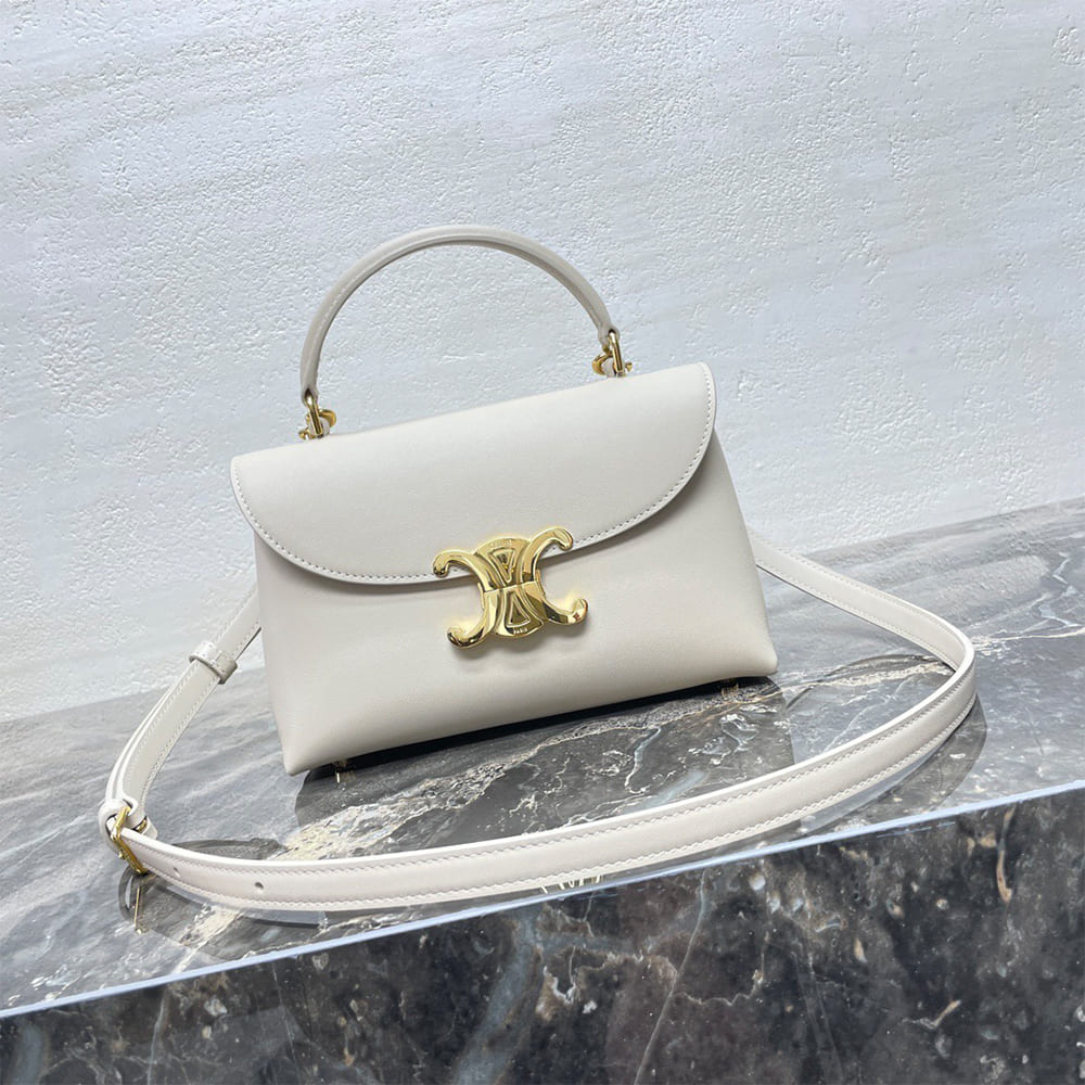Ce1i*e TEEN NINO BAG IN SMOOTH SATINATED CALFSKIN(HIGH-END GRADE)