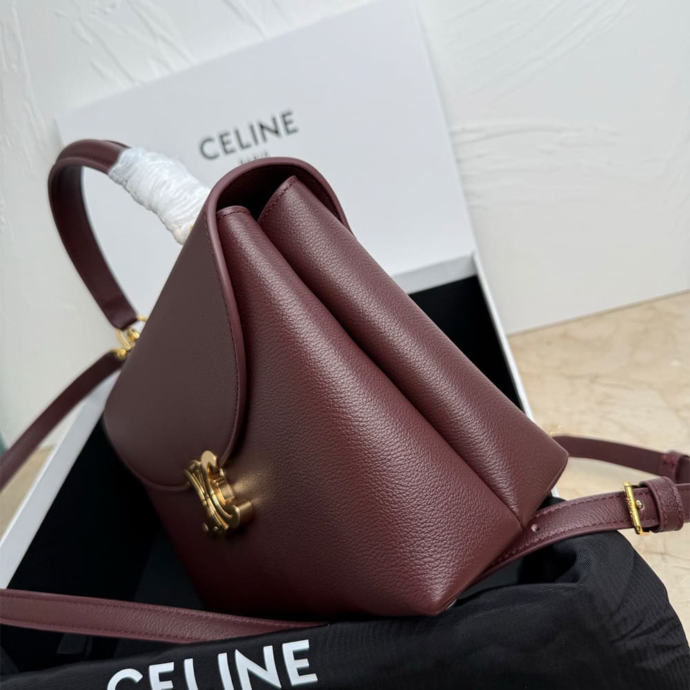 Ce1i*e MEDIUM NINO BAG IN S*pPLE GRAINED CALFSKIN(HIGH-END GRADE)