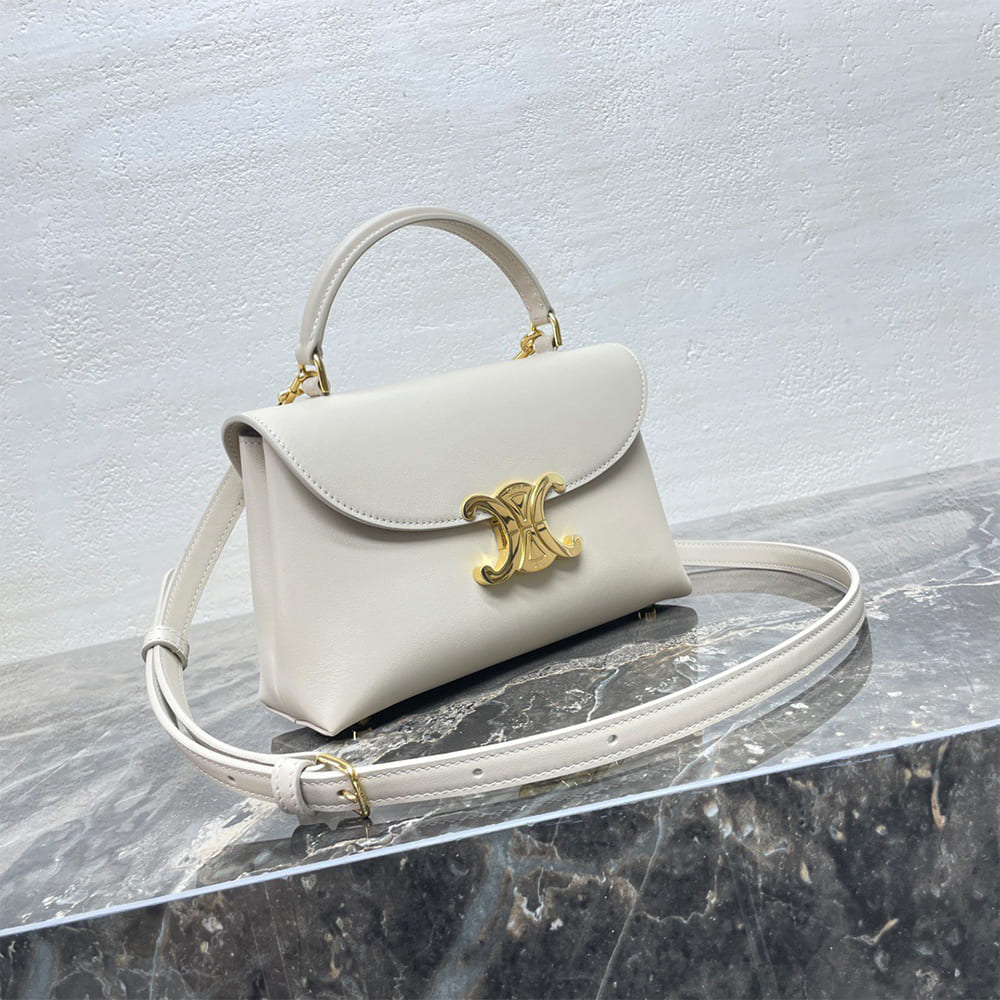 Ce1i*e TEEN NINO BAG IN SMOOTH SATINATED CALFSKIN(HIGH-END GRADE)