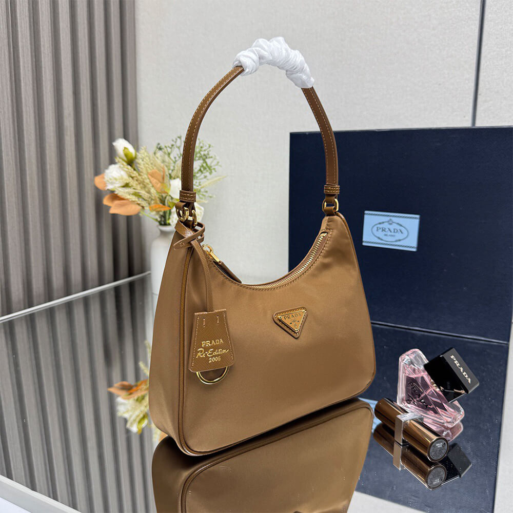 Pra*a Re-Edition 2005 Re-Nylon and Saffiano mini bag