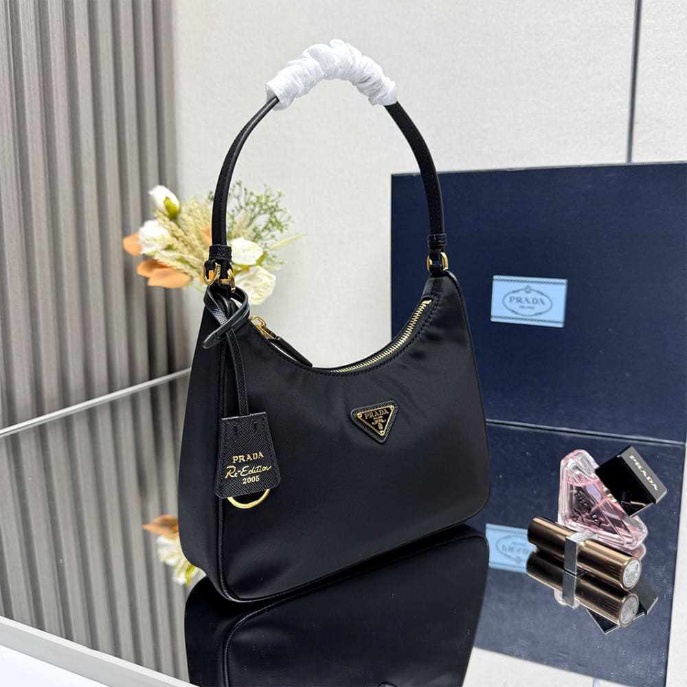 Pra*a Re-Edition 2005 Re-Nylon and Saffiano mini bag