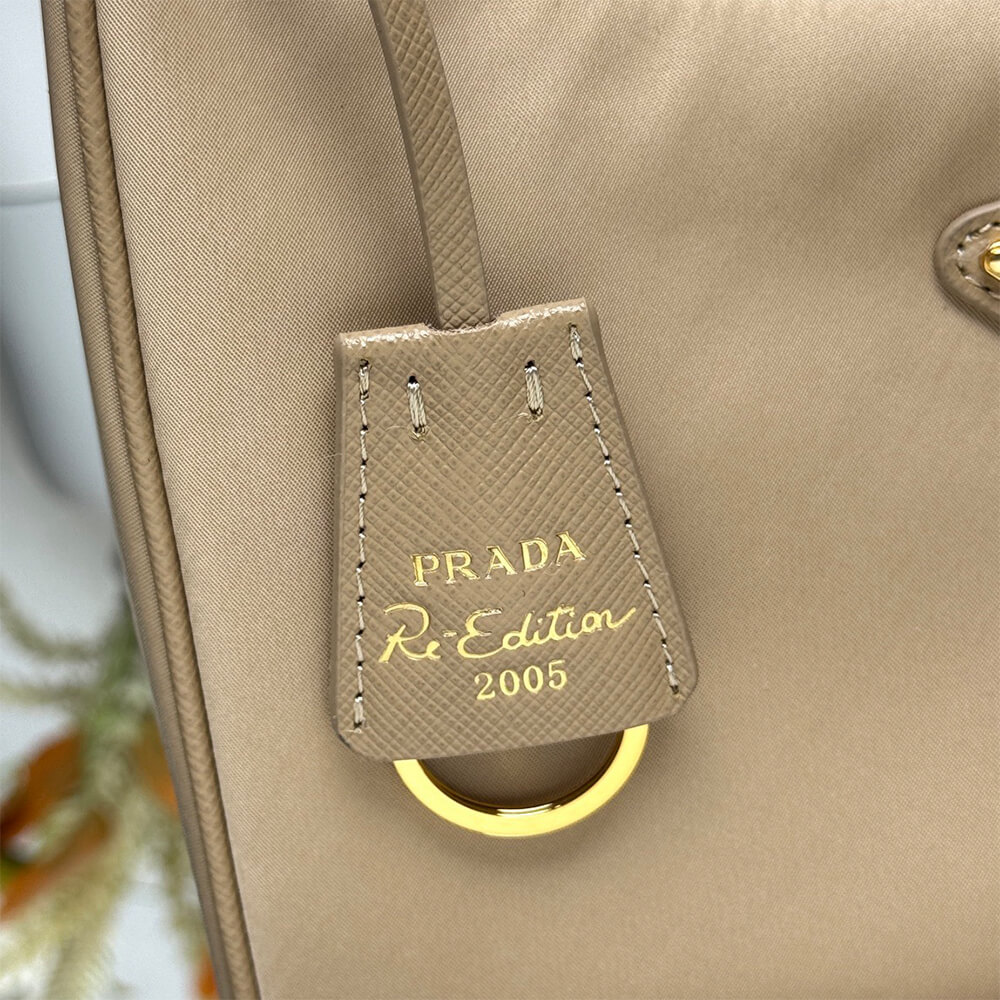 Pra*a Re-Edition 2005 Re-Nylon and Saffiano mini bag