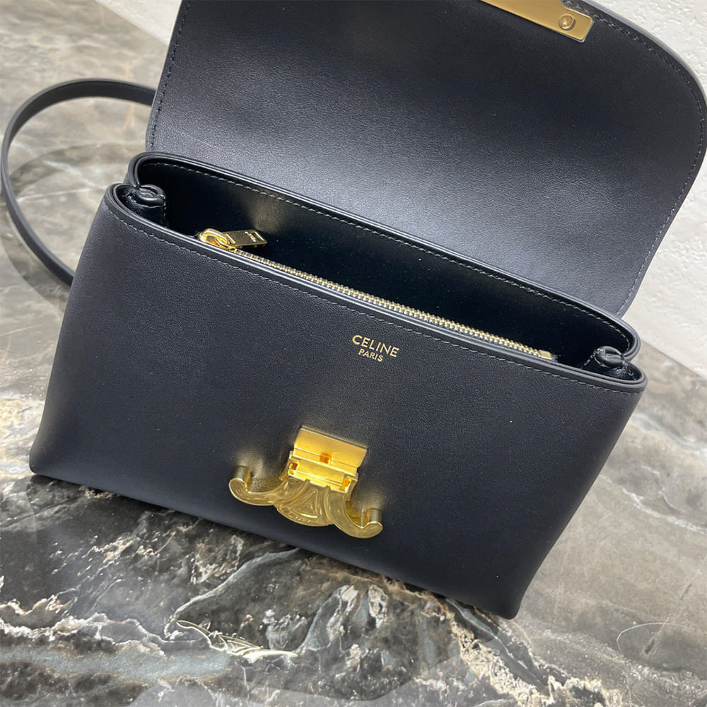 Ce1i*e TEEN NINO BAG IN SMOOTH SATINATED CALFSKIN(HIGH-END GRADE)