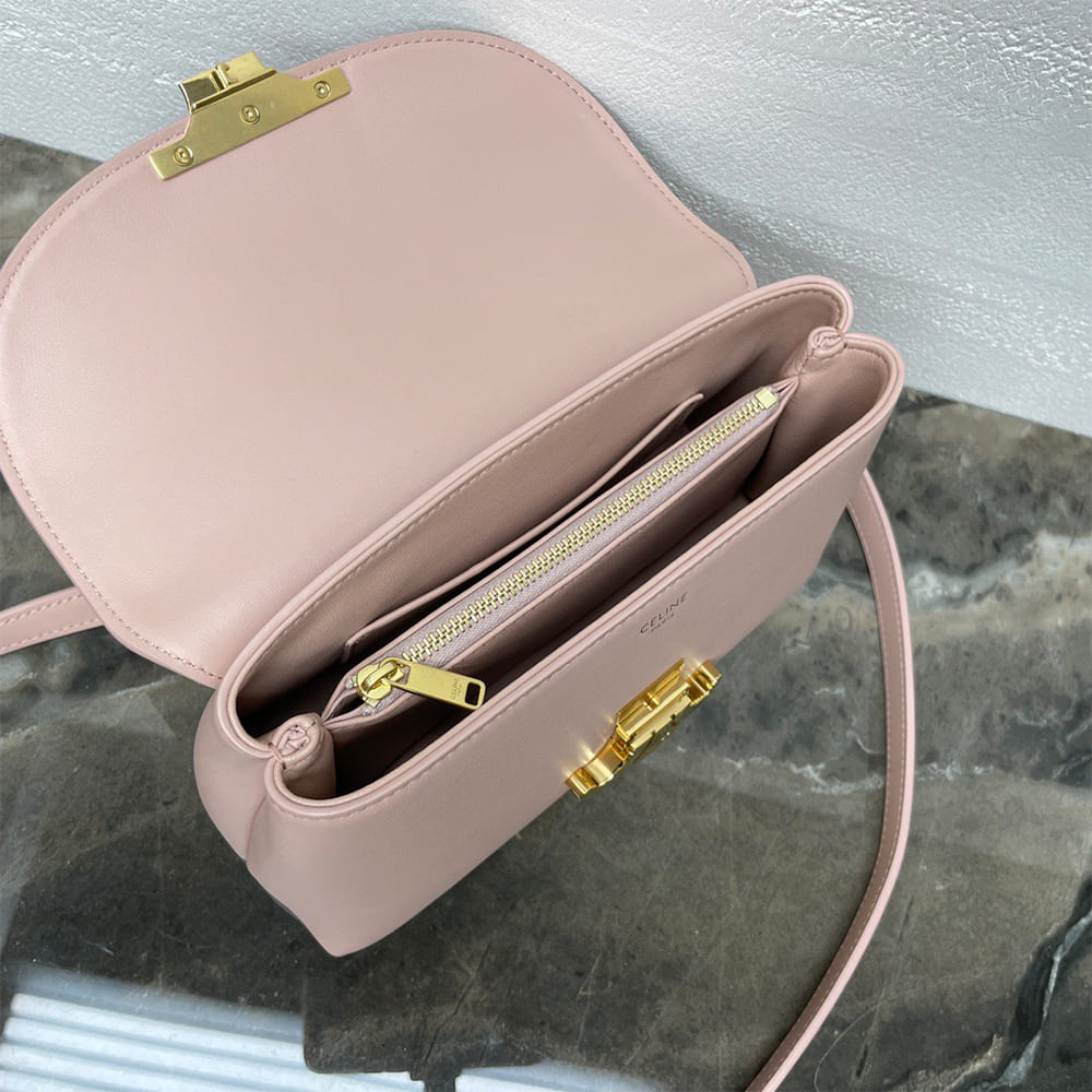Ce1i*e TEEN NINO BAG IN SMOOTH SATINATED CALFSKIN(HIGH-END GRADE)