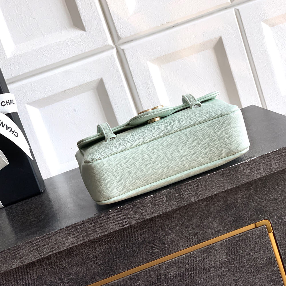 Ch**el Clutch with Leather Strap(HIGH-END GRADE)