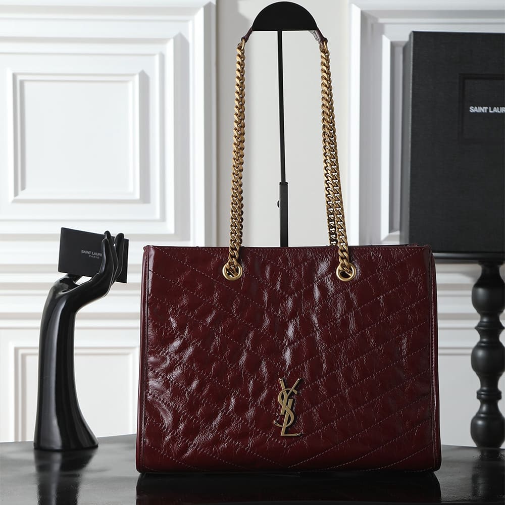Y51 NIKI shopping in vintage leather(HIGH-END GRADE)
