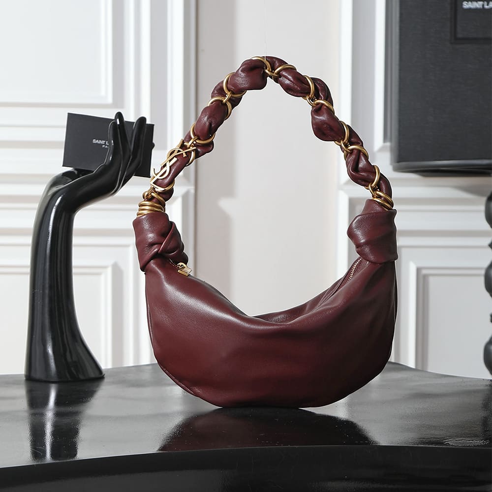 Y51 AMALIA mini hobo in lambskin(HIGH-END GRADE)