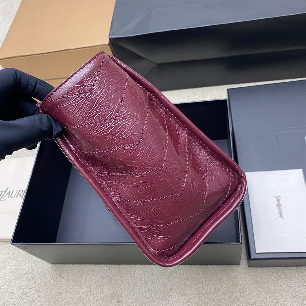 Y51 NIKI small shopping in vintage leather(HIGH-END GRADE)