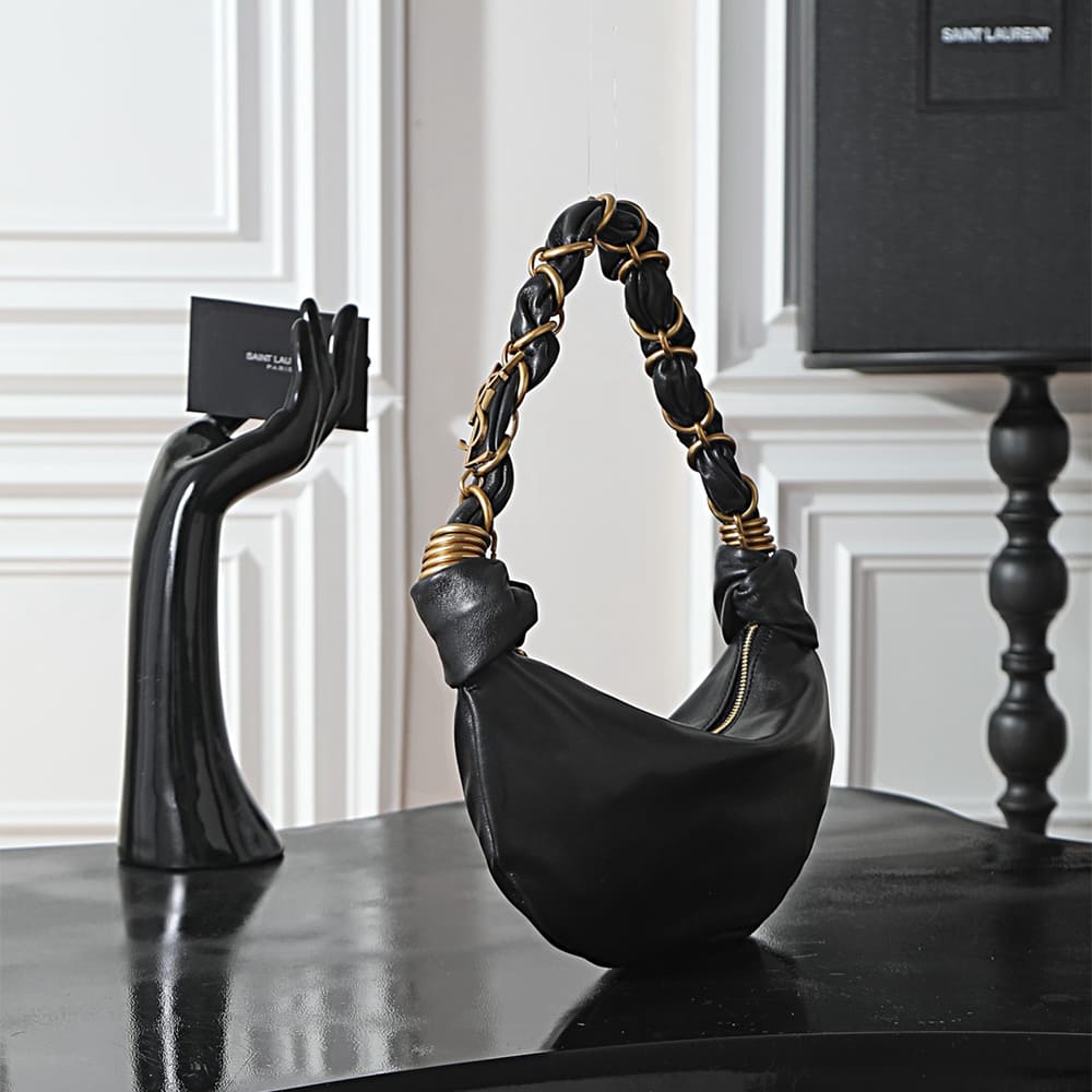 Y51 AMALIA mini hobo in lambskin(HIGH-END GRADE)