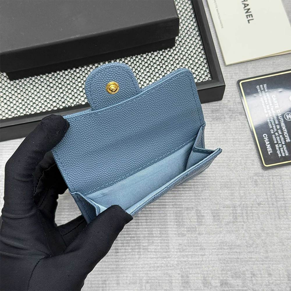 Ch**el Matelasse Classic Small Flap Tri-fold wallet