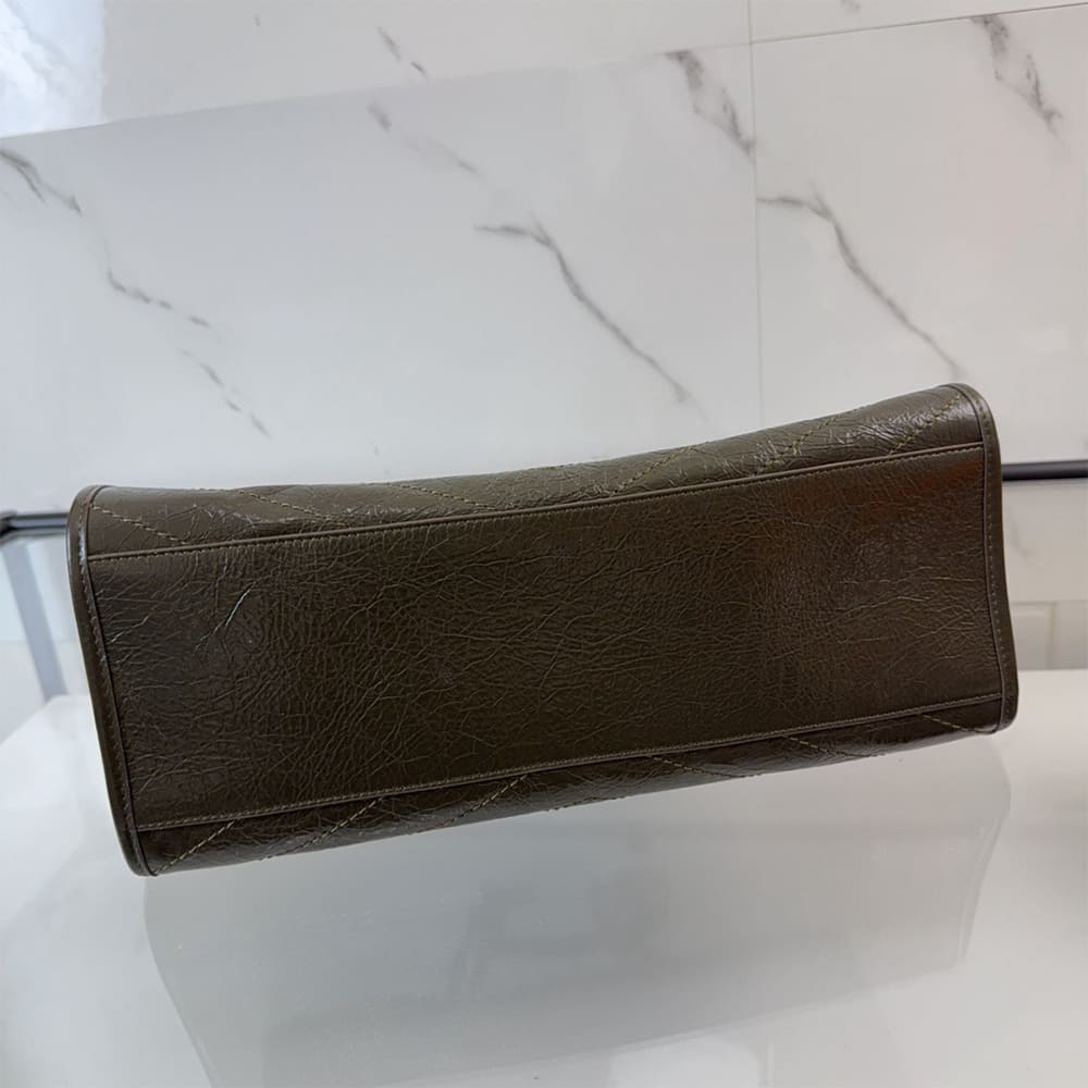 Y51 NIKI shopping in vintage leather(HIGH-END GRADE)