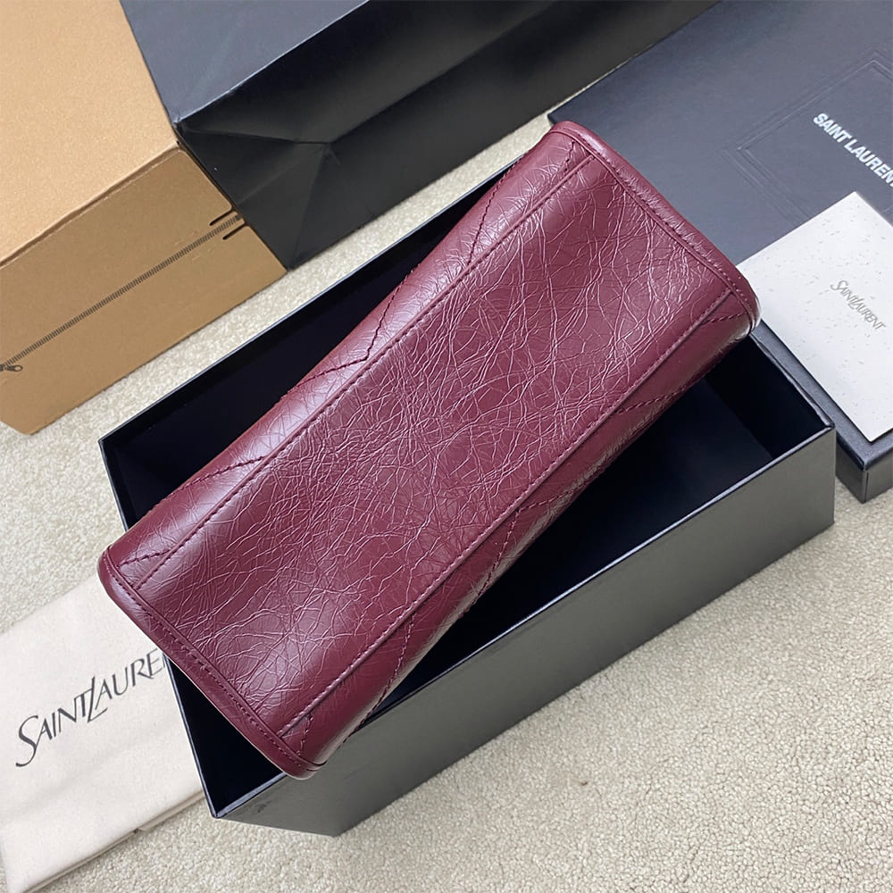 Y51 NIKI small shopping in vintage leather(HIGH-END GRADE)