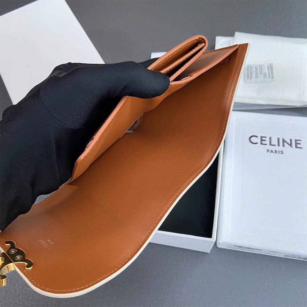 Ce1i*e Small Triomphe Flap Wallet(HIGH-END GRADE)