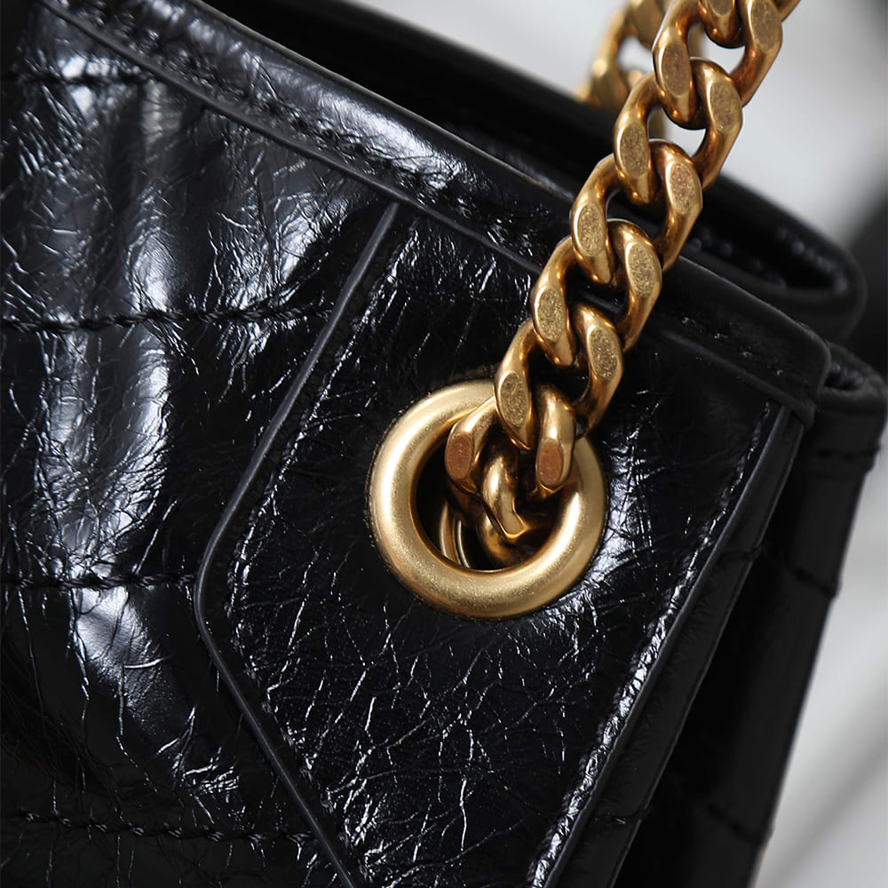 Y51 NIKI small shopping in vintage leather(HIGH-END GRADE)