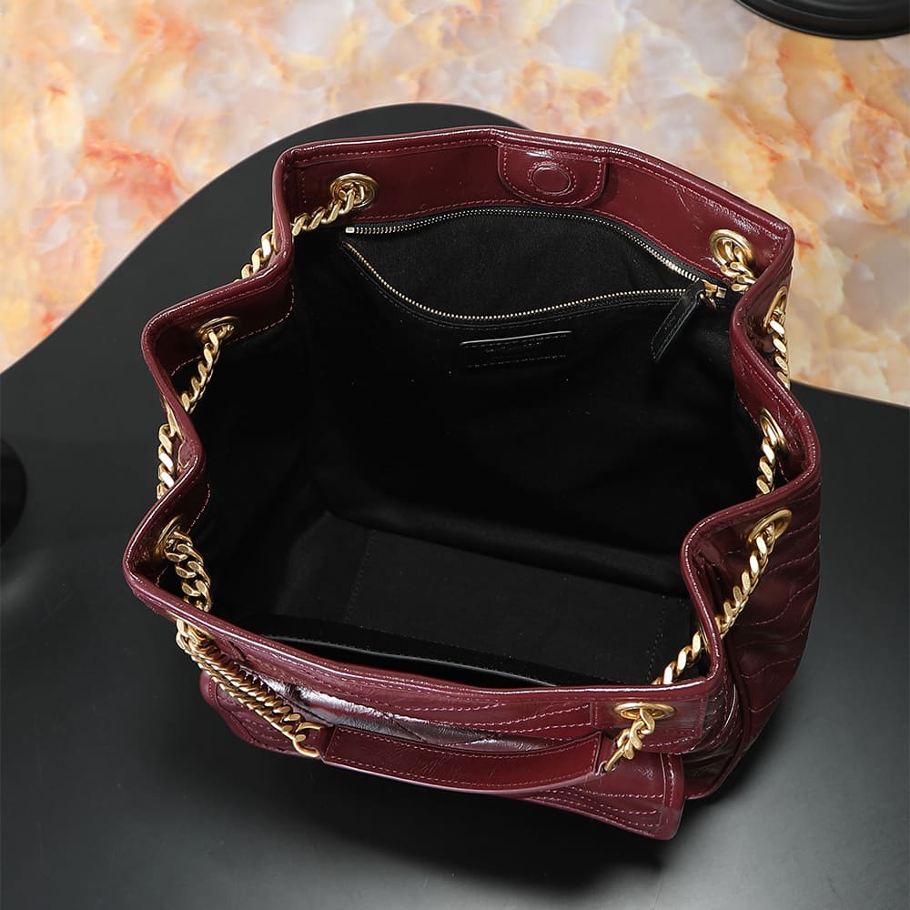Y51 NIKI small shopping in vintage leather(HIGH-END GRADE)